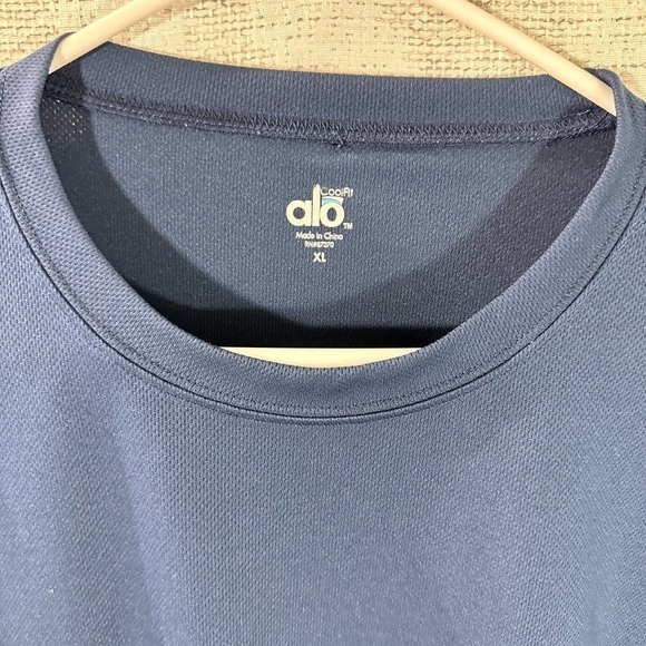 Men's ALO Cool Fit navy & grey long sleeve size XL - Picture 3 of 8